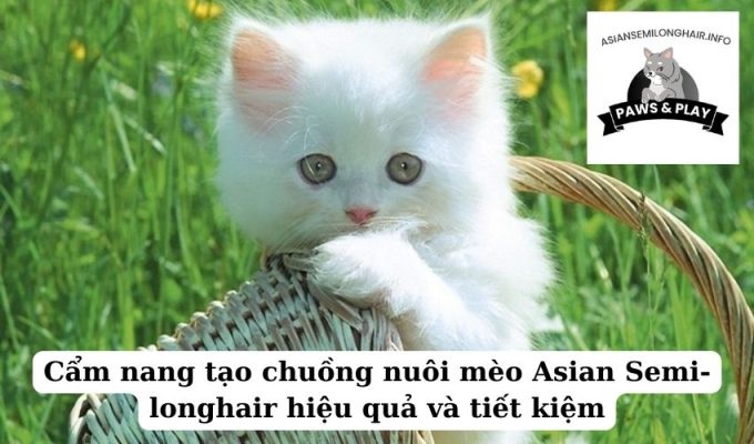 Cẩm nang tạo chuồng nuôi mèo Asian Semi-longhair hiệu quả và tiết kiệm